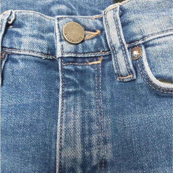 All Saints Eve Ankle Jeans, Size 25 - Picture 5 of 12
